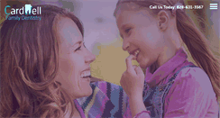 Desktop Screenshot of cardwellfamilydentistry.com